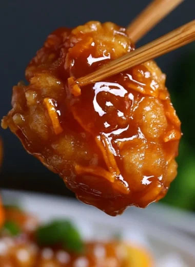 Delicious cozy orange chicken served in a bowl, perfect for family dinners.