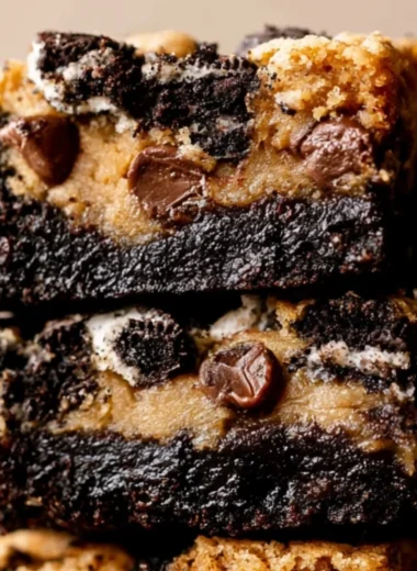 Delicious Oreo Brookies baked for sweet moments and cozy gatherings.