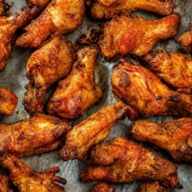 Cozy smoked chicken wings on a platter, flavorful and ready to enjoy.