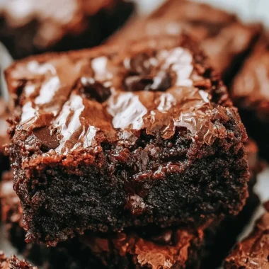 Delicious fudge brownies topped with chocolate ganache and walnuts