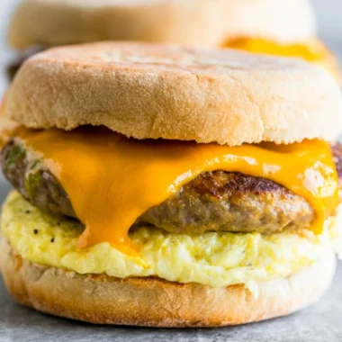 Make ahead freezer breakfast sandwiches ready for the morning