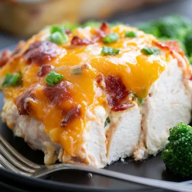 Million Dollar Baked Chicken Breast with cream cheese and turkey bacon recipe