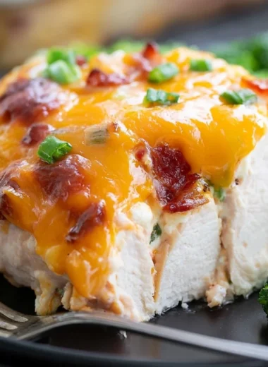 Million Dollar Baked Chicken Breast with cream cheese and turkey bacon recipe