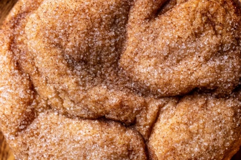Chai spiced brown butter sugar cookies freshly baked and served on a plate.