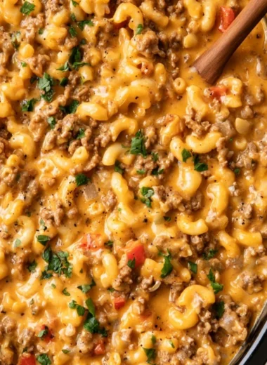 Delicious slow cooker hamburger helper recipe for an easy dinner