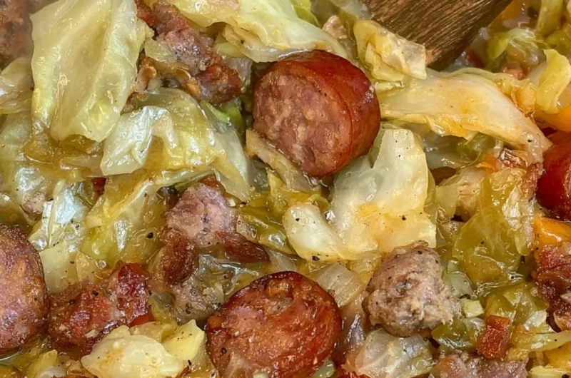 Delicious Dirty Cabbage comfort food served in a cozy setting